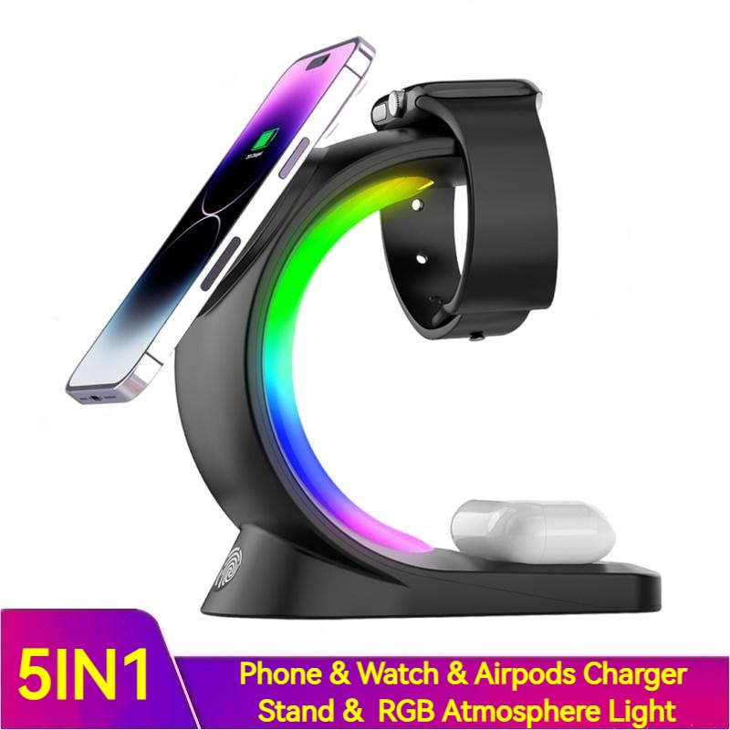3 In 1 Wireless Charger For Iphone,Airpod,Iwatch - Image 4